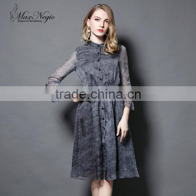 MAXNEGIO Pretty Woman Clothing Long Sleeve Nice Dresses