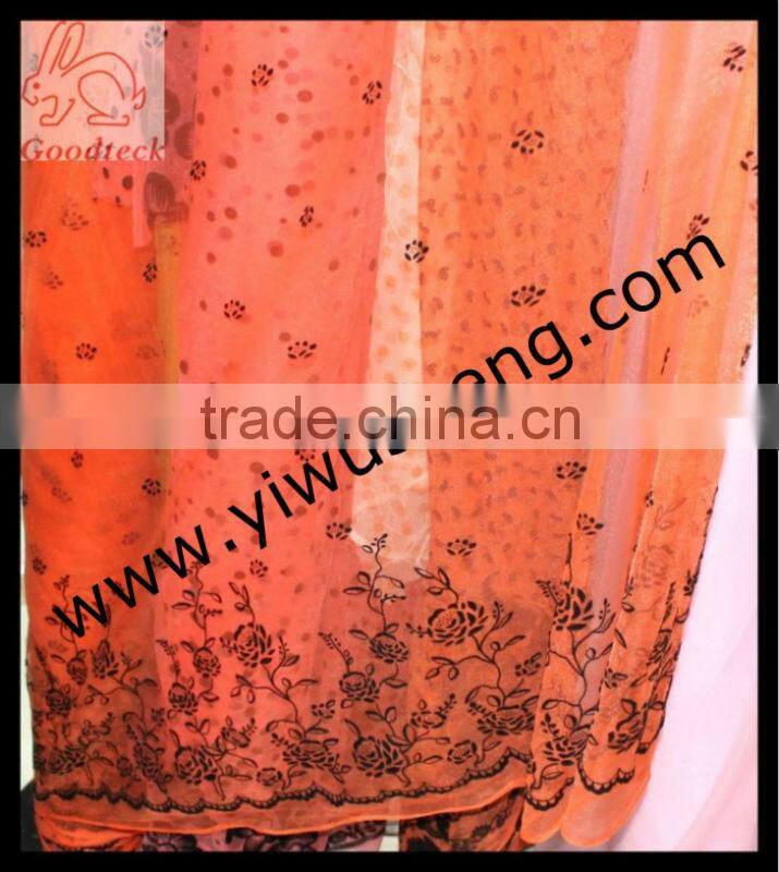 Beautiful swallowtail butterfly printing tutu tulle, 100% nylon tutu tulle, wedding decoration