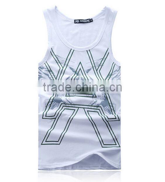 Gym Stringer Tank Top Men Bodybuilding Clothing and Fitness Mens Sleeveless Shirt Sports Vests Cotton Singlets Muscle Tops