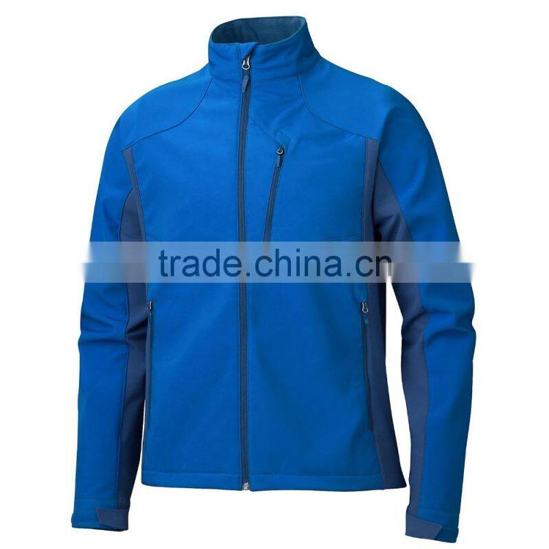 Hot sale custom design breathable orange softshell jacket