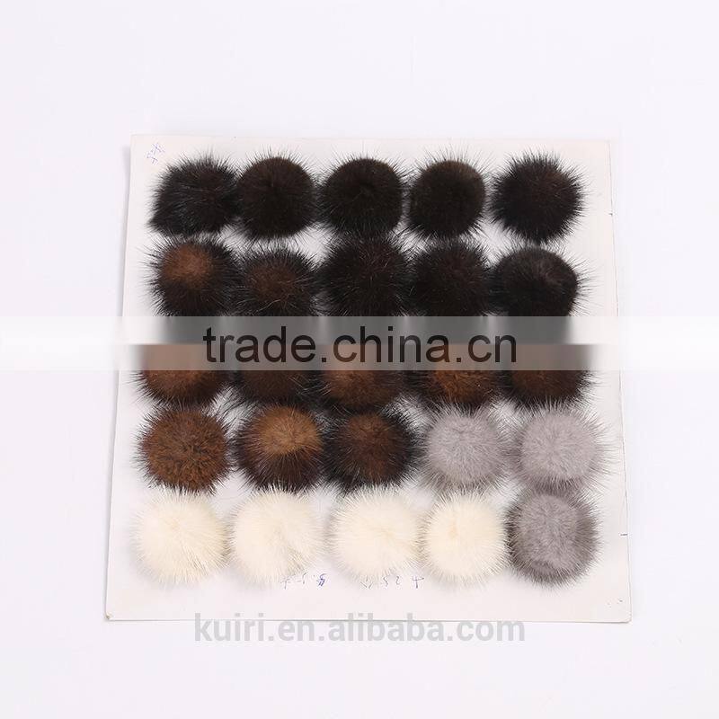 Dyed color rex rabbit fu plush keychain tmq-157