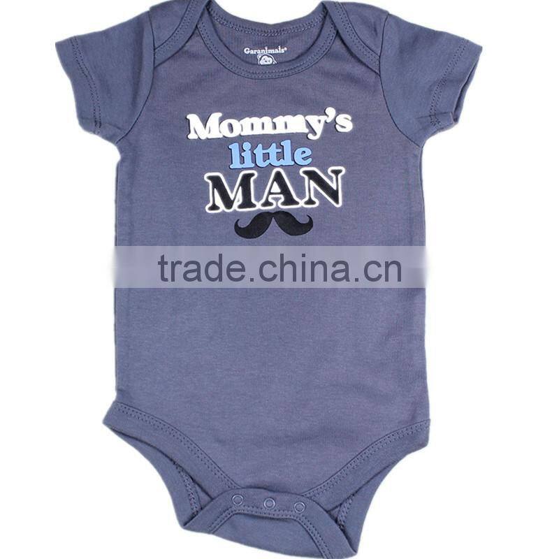 2016 New arrival baby clothes romper cheap price baby carters bodysuits manufacturer