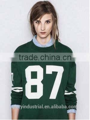 Fashion Avant-garde Figure Pattern Long Sleeve Pullover Hoodie(Green)