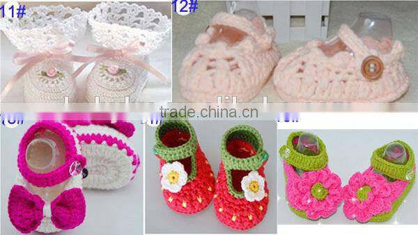 cotton yarn baby to crochet handmade crochet baby girl shoes