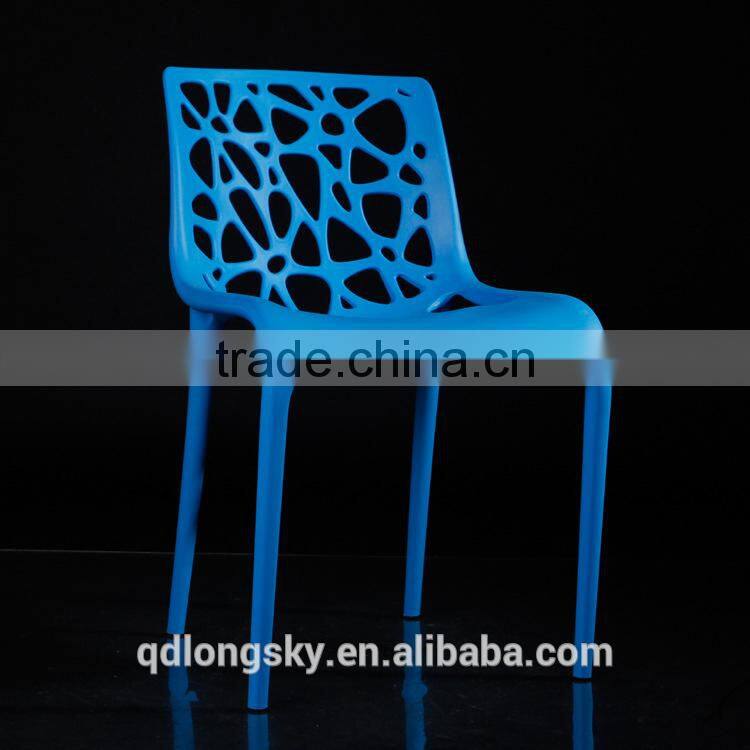 LS-4020B Cheap Outdoor Plastic Garden Chair stacking leisure Chair Plastic Patio Chair