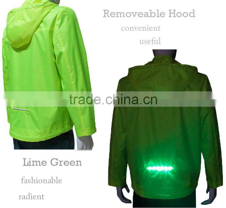 outdoor bike safety led fluorescent work jackets road safety jacket