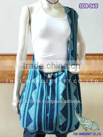 Thai Large Cotton Shoulder Hippie Boho Hobo Sling Crossbody Yaam