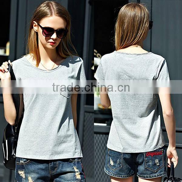 Summer New Fashion Ladies Tops Short Sleeve Modal Women T-shirts