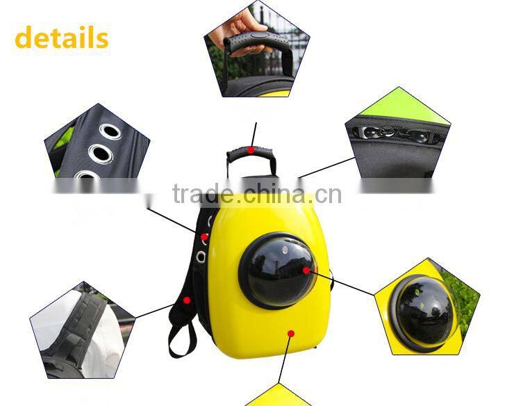 Pet space capsule backpack pet dog backpack breathable shoulder bag