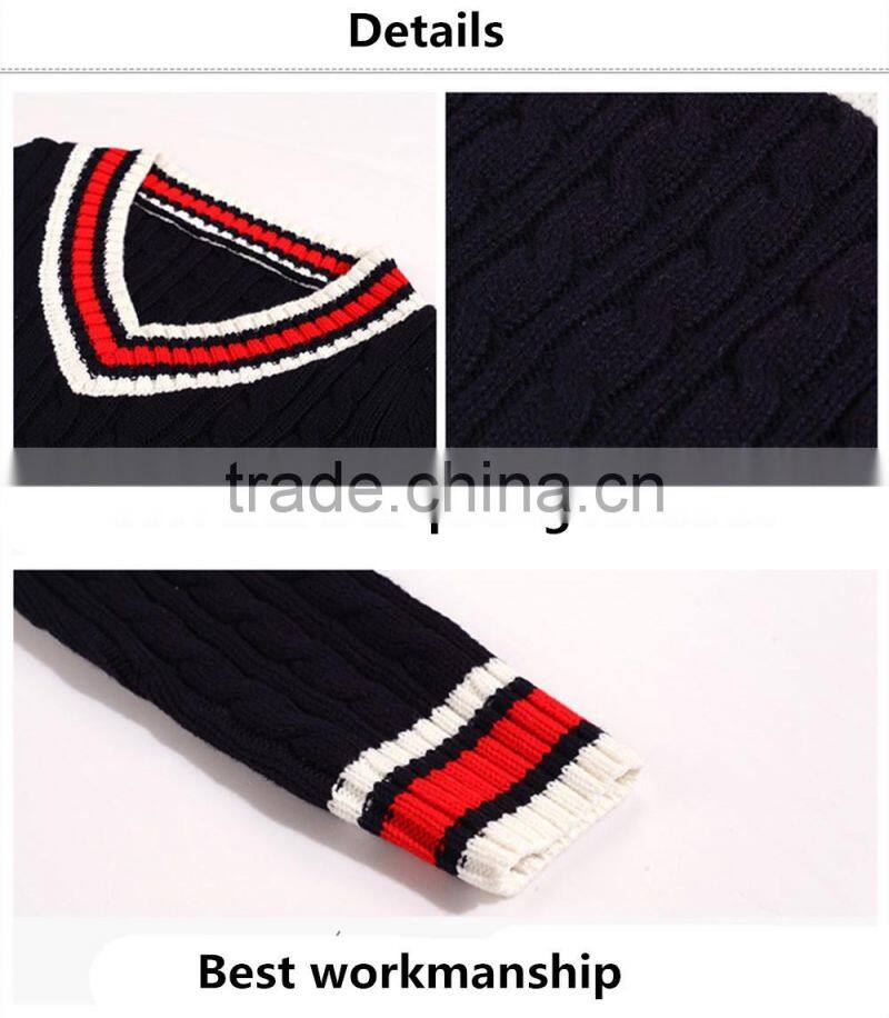 100% cotton soft custom school sweaters,best school uniform sweaters