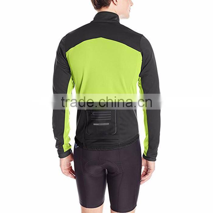 New design polyester waterproof cycling softshell jacket men outdoor