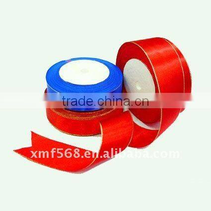 gold wired ribbon