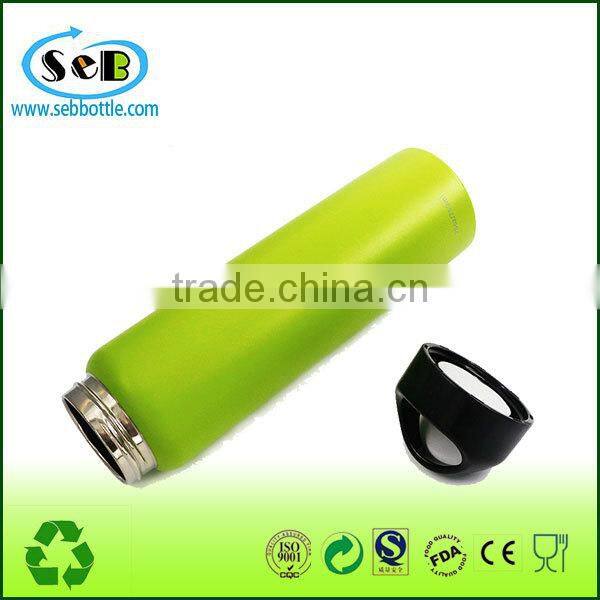 750ml Double Wall Vacuum Insulated Stainless Steel Leak Proof Sports Water Bottle Green