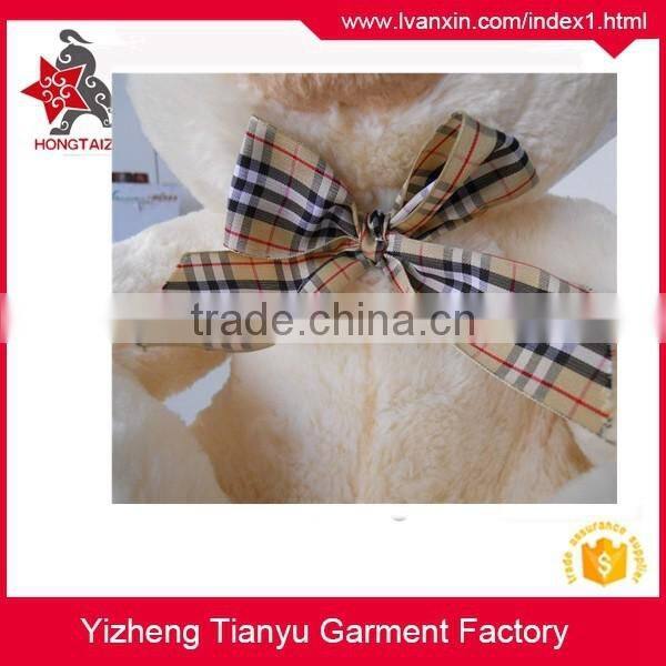 30cm 35cm sitting plush teddy bear animal toys with bow