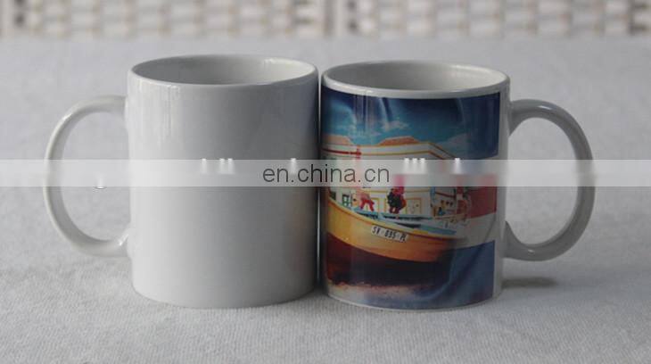china best selling 11oz blank ceramic stoneware coffee mug with coating for sublimation, top quality