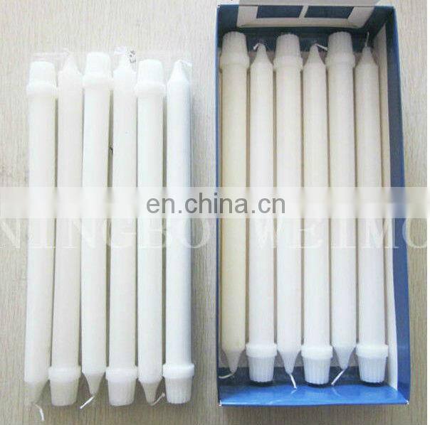 white candle wax