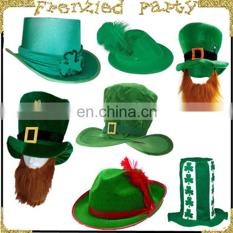 wholesale plastic disco mardi gras color hat FGH-1014