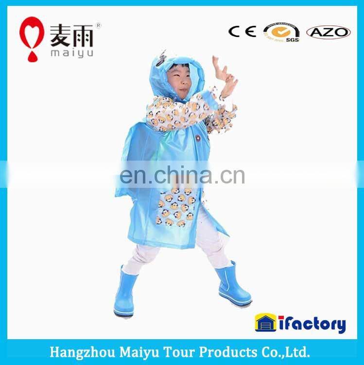 Maiyu promotional funny baby kids children long poncho