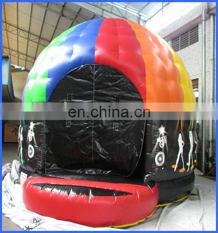 2017 inflatable disco jumping bouncer dome/disco bouncer party house