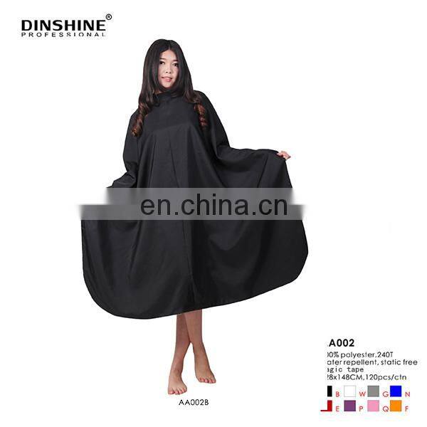 Professional soft reasonable price Disposable sarong hair salon cape beauty products