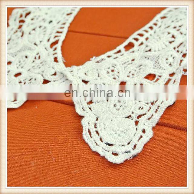 New Arrival cotton crochet neck trim for ladies clothes decoration