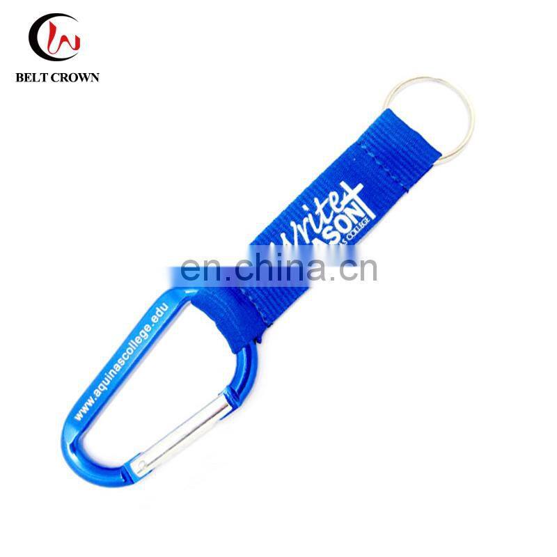 6cm aluminum locking mini carabiner clip for key ring