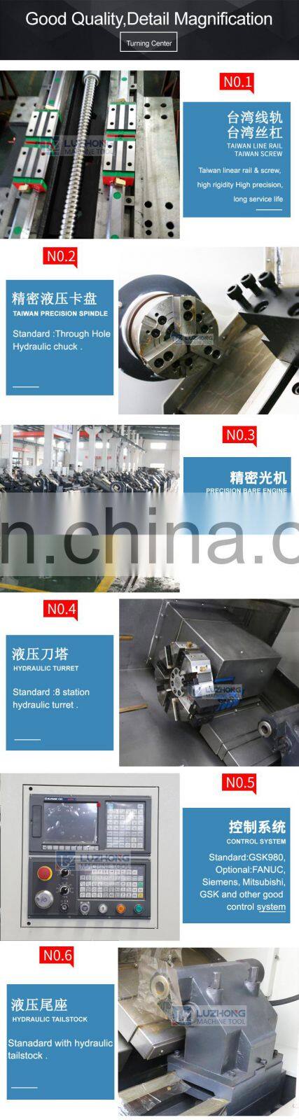 Automatic Cheap TCK420 Turning Center Slant Bed CNC Lathe Machine