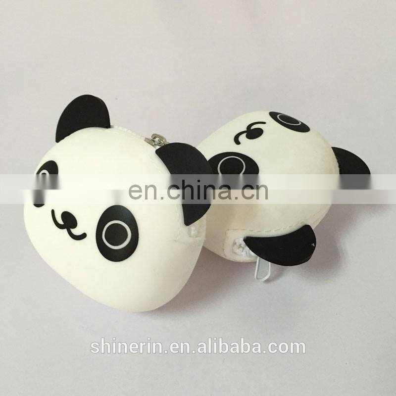 Fashion Girls Clutch Coin Bag Promotion Kawaii Animal Cartoon Silicone Wallet Purse