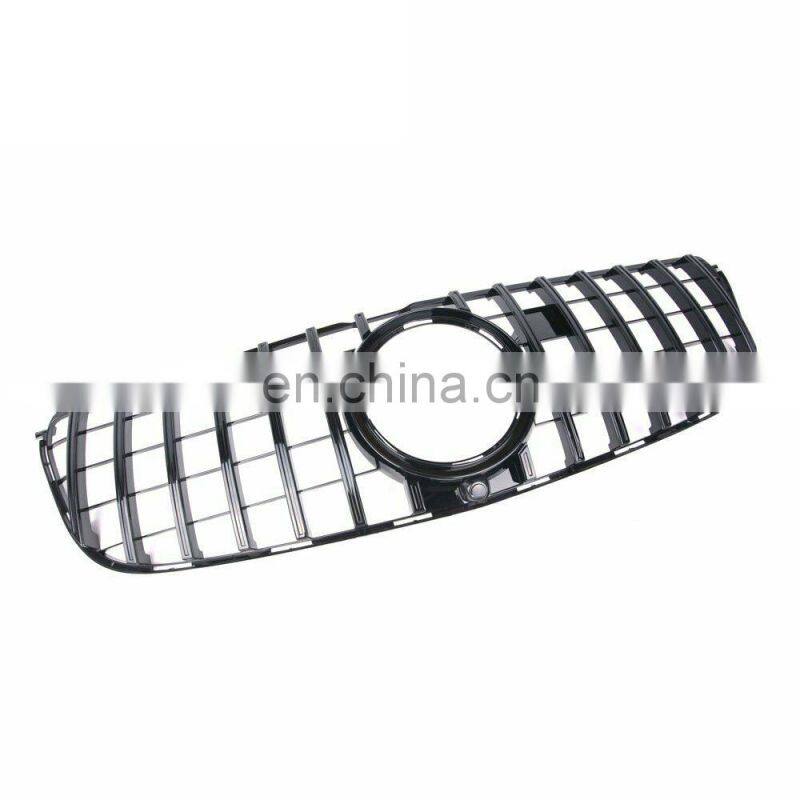 Front Grille Bumper Grill 16-18 BLK For Mercedes-Benz GLS-Class X166 GLS450 GT R
