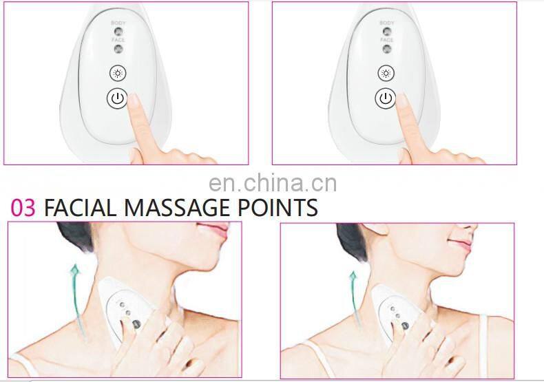 Ready to ship mini Skin clinic Lifting Face Iron Microcurrent Wrinkles beauty Device with fast delivery