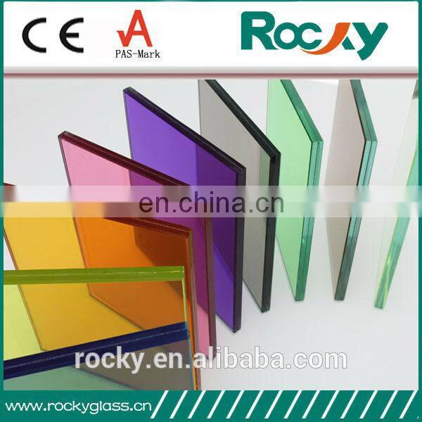 Qingdao Factory Colored Tempered Laminated Glass price