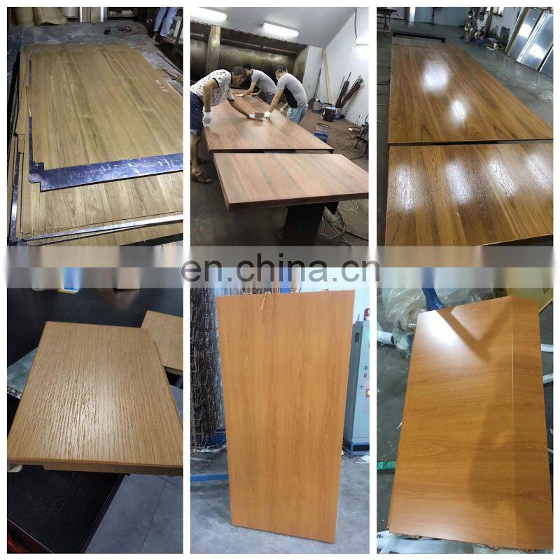 Pressed Metal Ceiling Panel Wood Ceiling Decoration