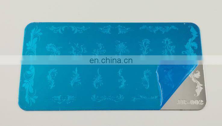 JR058-070 Florid Unicorn Swirl Pattern Zociac Coffee Anchor Arrow Nail Tool Stainless Steel Nail Stamping Plate Template