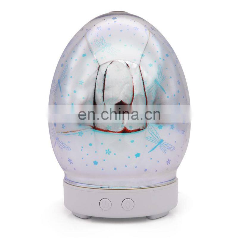 Best selling household glass material essential oils diffusers set for room