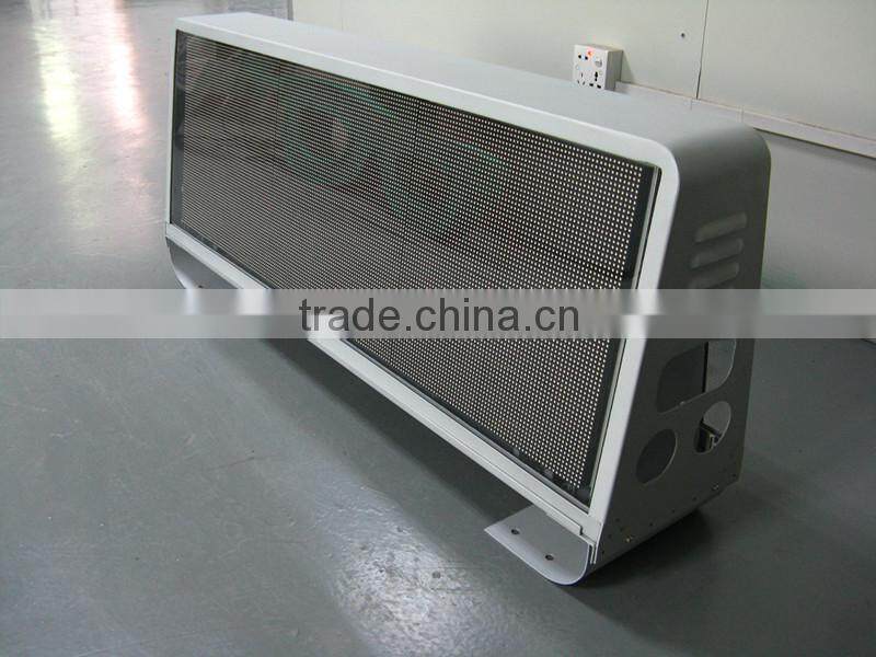 Alibaba Trade Assurance Outdoor Advertising WIFI 3G P5 Full Color LED taxi Sign / Taxi Roof Light Box