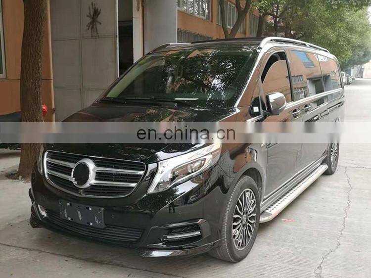 W447 body kits fit for V-class W447 B style w447 kit Front lip Rear diffuserBumper LED light LED light cover Muffler tips