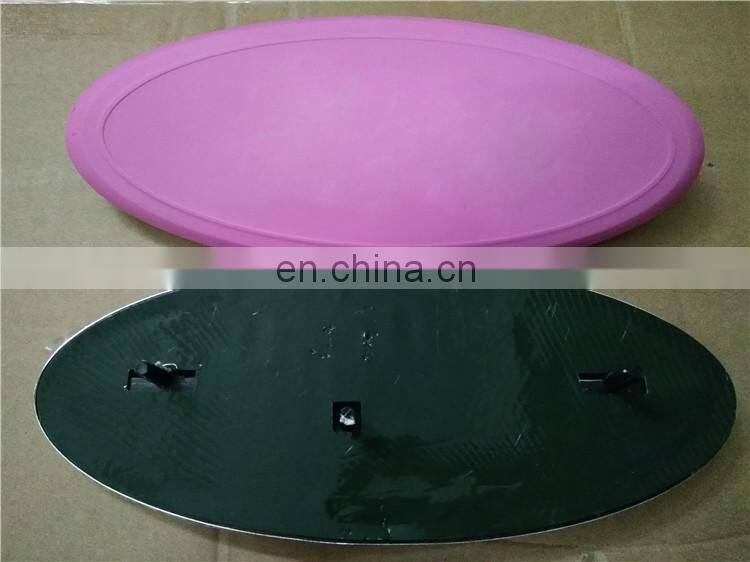 Plastic Custom Pink Black Leaf Color 227X90mm 9 Inch Car Grill Emblem Badge