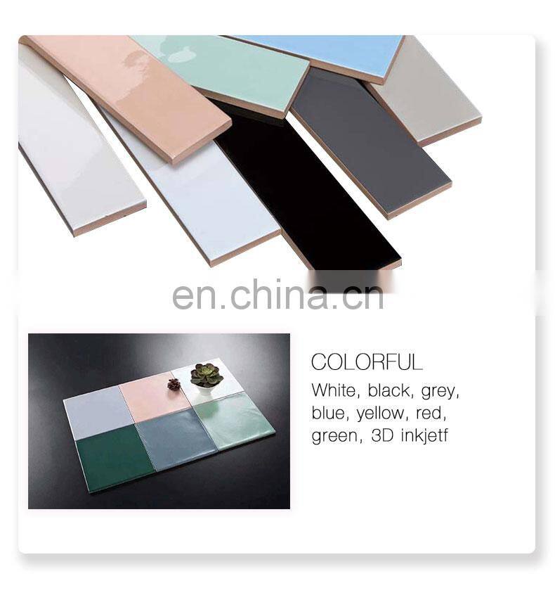 Foshan JBN 200x200mm plain white color cheap brick subway porcelain ceramic tiles for wall C620001