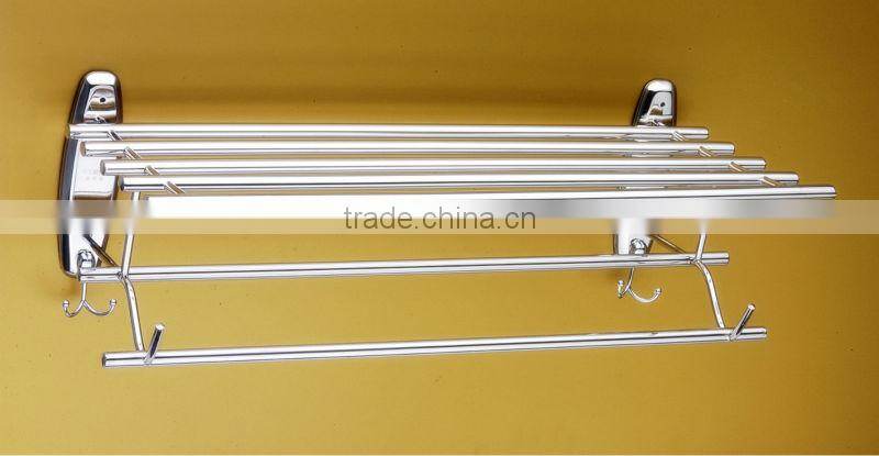 Wesda made in china stainless steel shelf towel rack bathroom A082