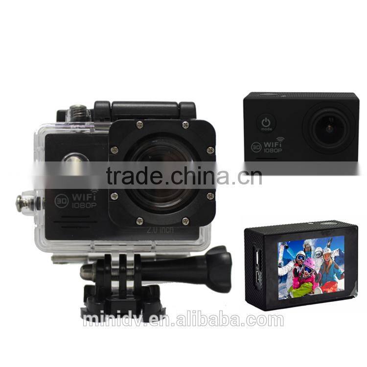 8 colors available 30 meters waterproof full hd 1080p action camera with wifi - SJ7000 with 2.0inch ltps wide screen, 720p 60fps