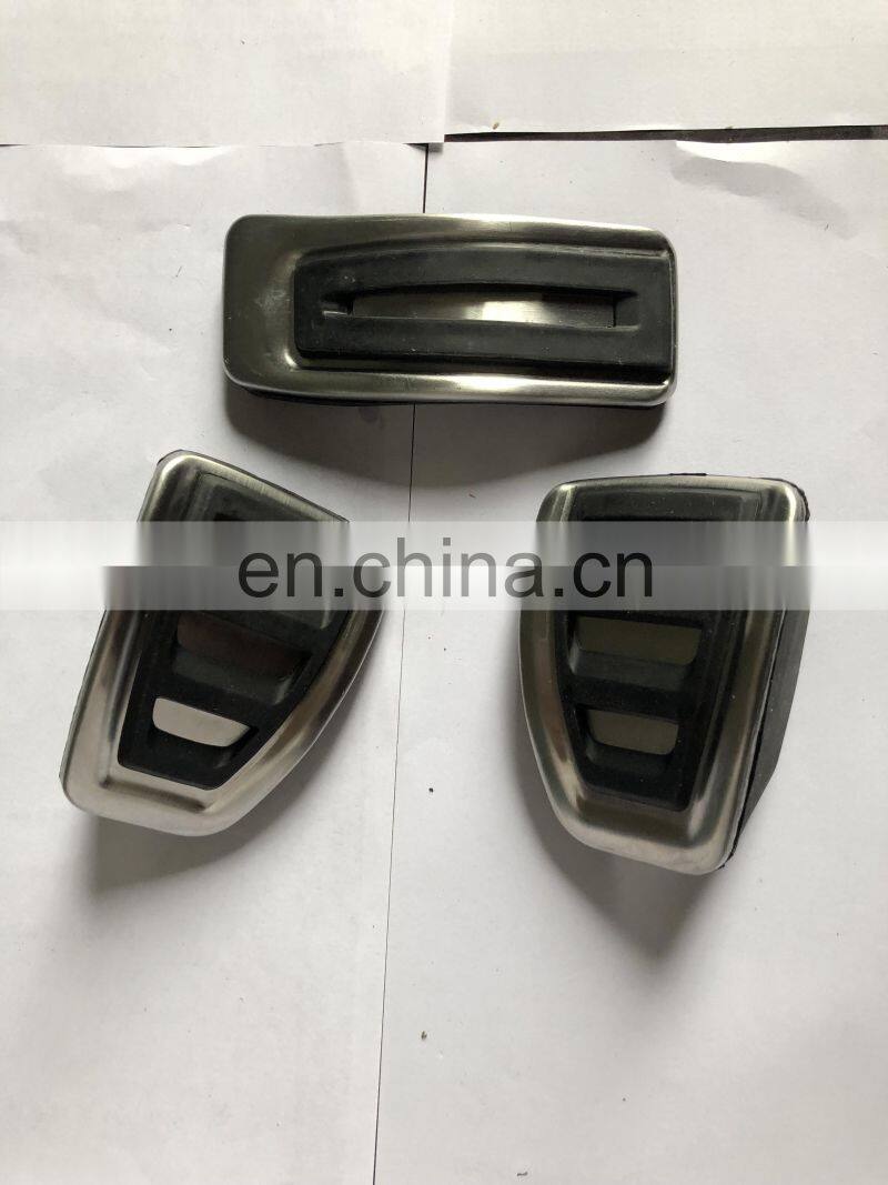 Customized Car dead double Foot Pedal Break Pad 3pcs Accelerator pedal pad For Octavia