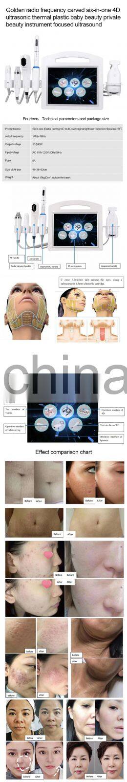 hifu ulfit vaginal tightening hifu machine 6 in one facial body facial y vaginal liftera maquina profesional hifu 4d