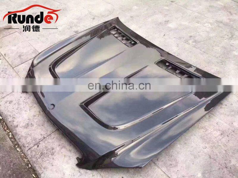 RD Brilliant Quality PD Style Carbon Fiber Bonnet Engine Hood For Mercedes BENZ W221