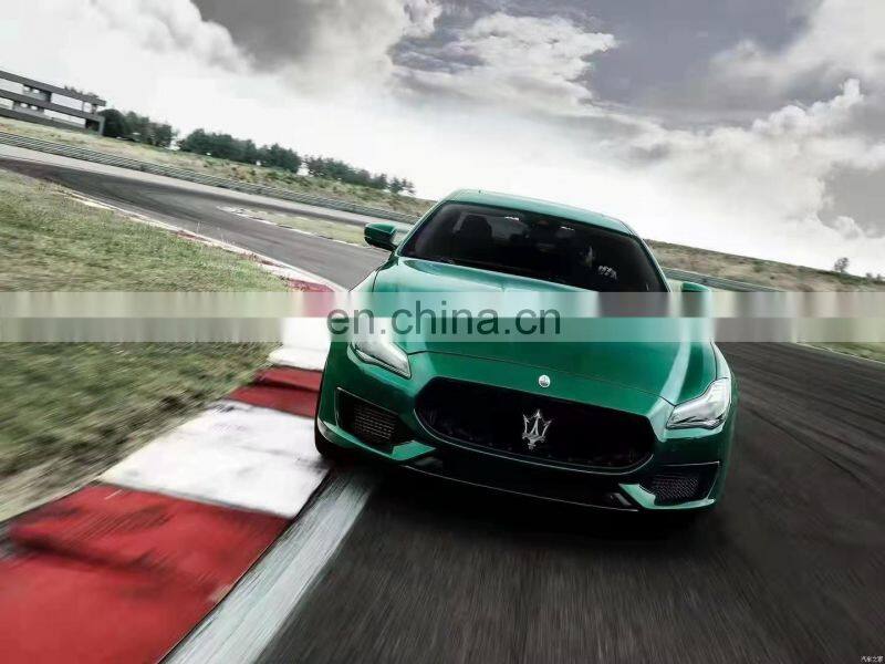 Runde Car Modification PP Material For Maserati Quattroporte UpgradeTrobo Style Body Kit Front Bumper Rear Bumper Side Skirt