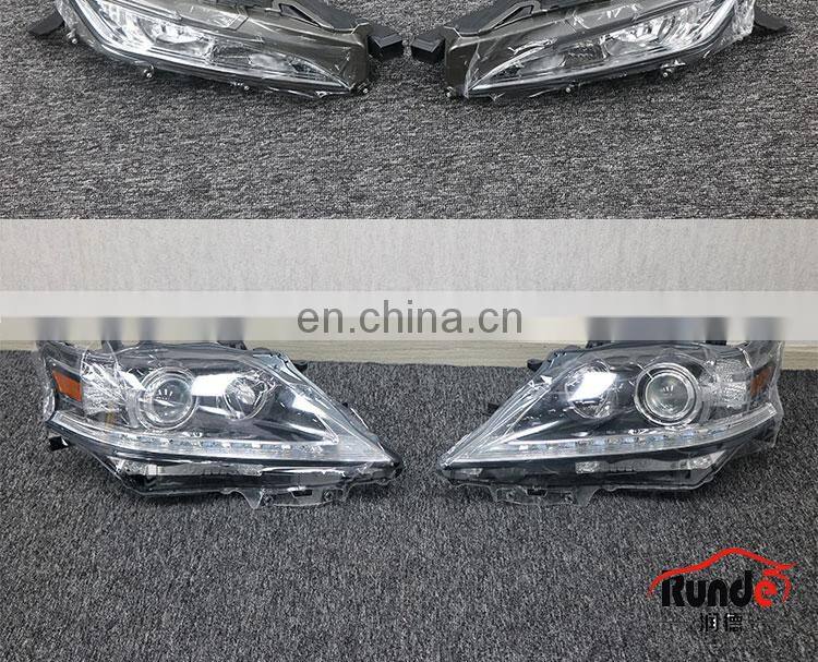 Runde Car Modification PP Material Old Lexus RX270 Upgrade New Style RX350 Front Rear Bumper For 09-14 Lexus RX270 Body Kit
