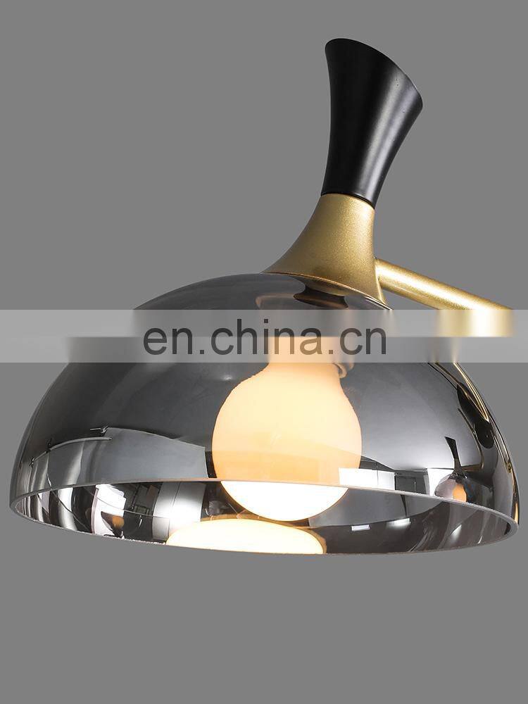 Nordic bubble glass chandelier modern simple creative restaurant bar stair duplex glass chandelier