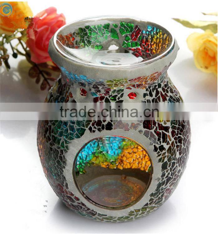 unique waste oil burner Type mosaic glass
