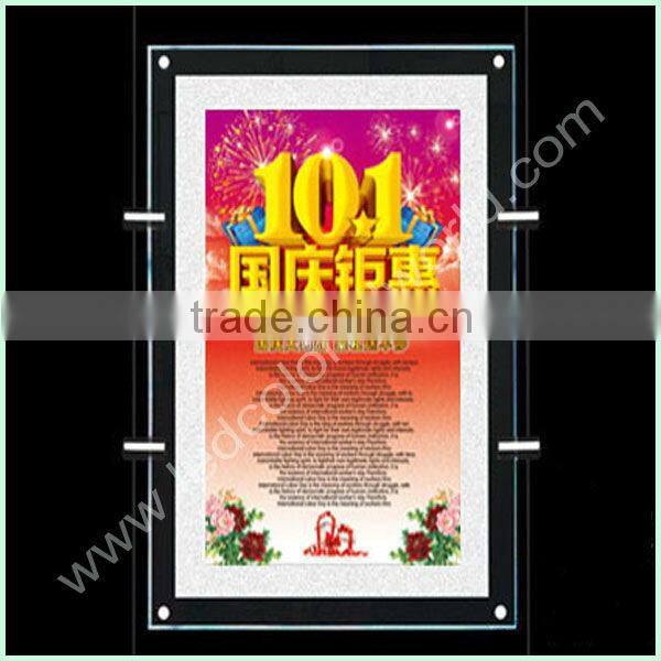 2014 New Advertising Equipment Plastic Lighting Box Sign