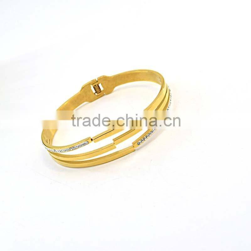 new products 2016 specail design Gold Color Luxury Bracelet for women