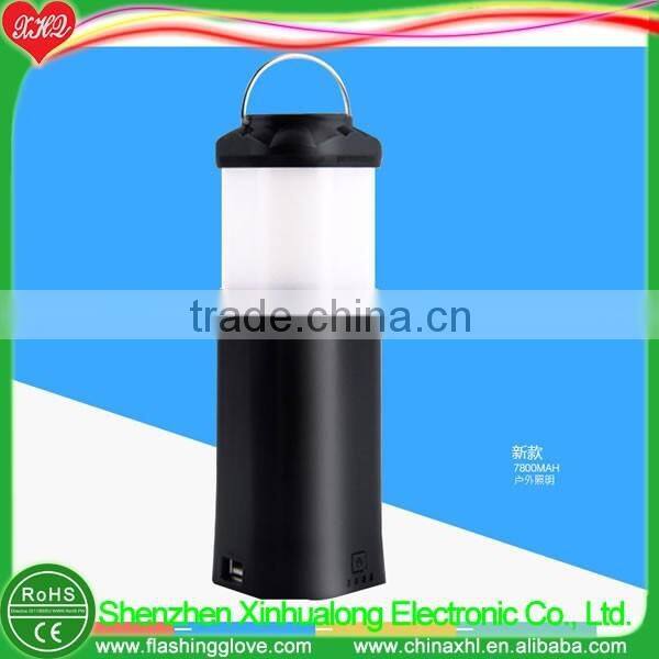 Personalized LED torch light portable power bank